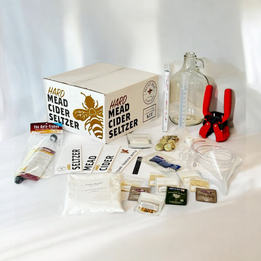 The Master Fermentation Kit- Make your own Mead + Hard Cider + Hard Seltzer with this 3in1 Kit by Must Bee Company